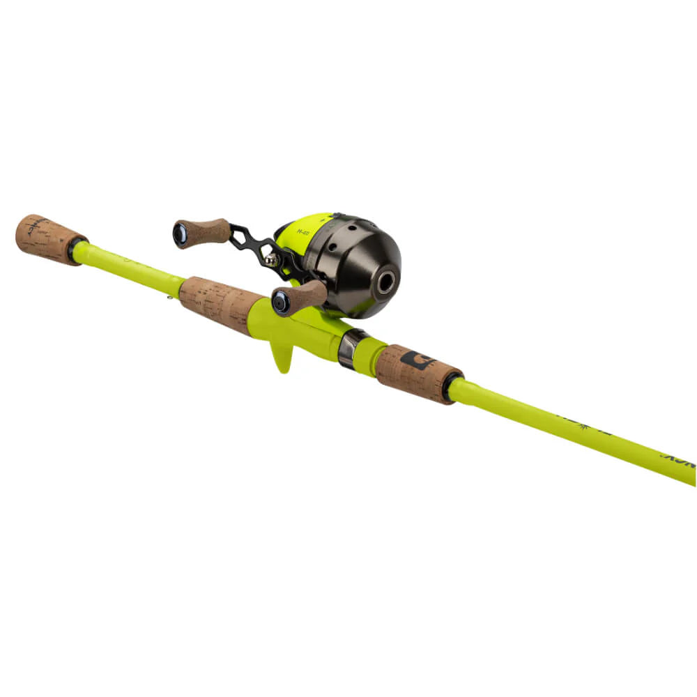 PROFISHIENCY FLASH FIBERGLASS SPINCAST COMBO