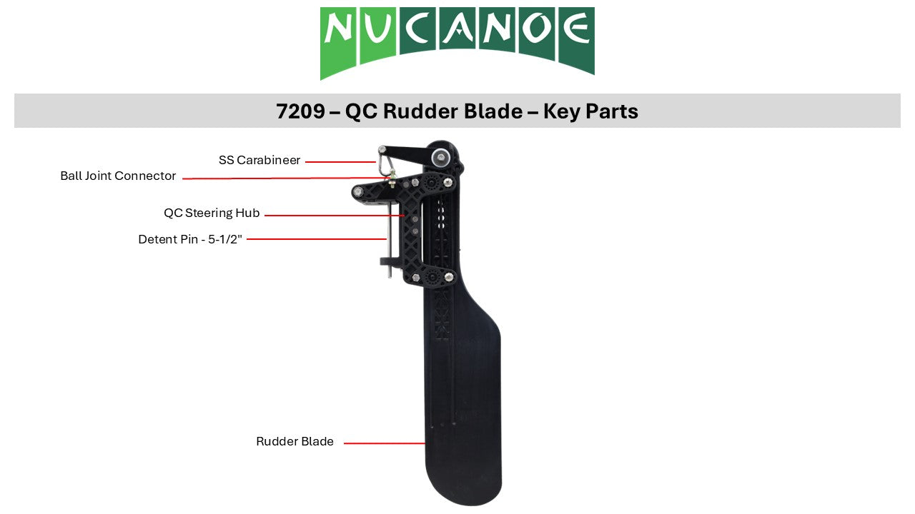 #7209 - QuickConnect Rudder Blade