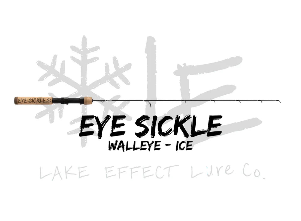 LAKE EFFECT EYE SICKLE WALLEYE ICE RODS