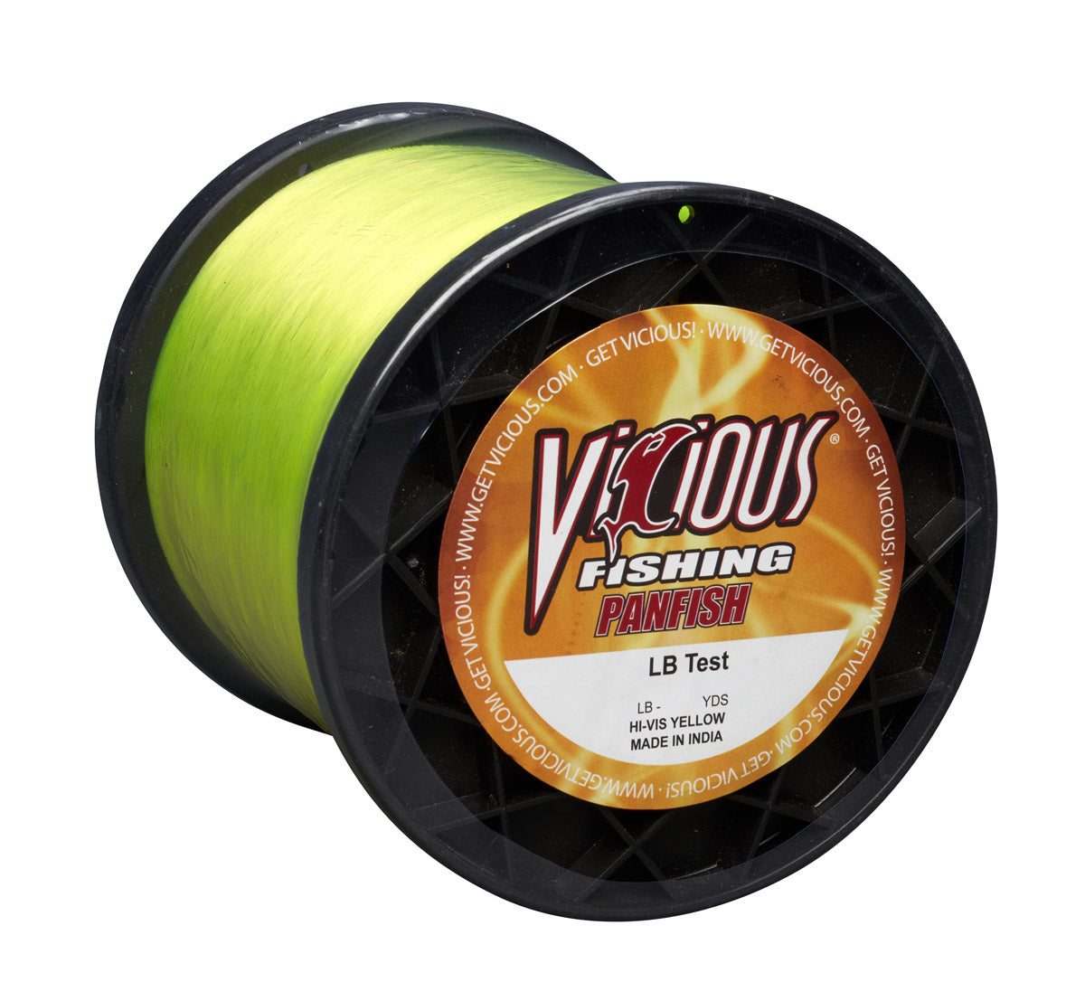 Vicious Panfish Hi-Vis Yellow Mono - 4 Lb Test