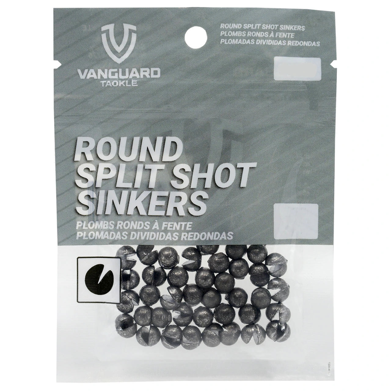 VANGUARD ROUND SPLIT SHOT SINKERS