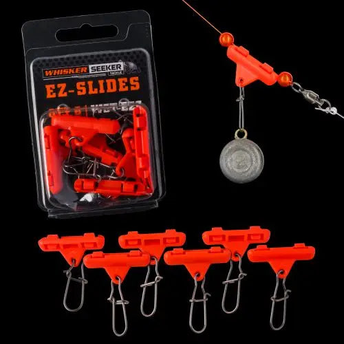WHISKER SEEKER EZ-SLIDES SINKER SLIDER & BUMPER STOPS