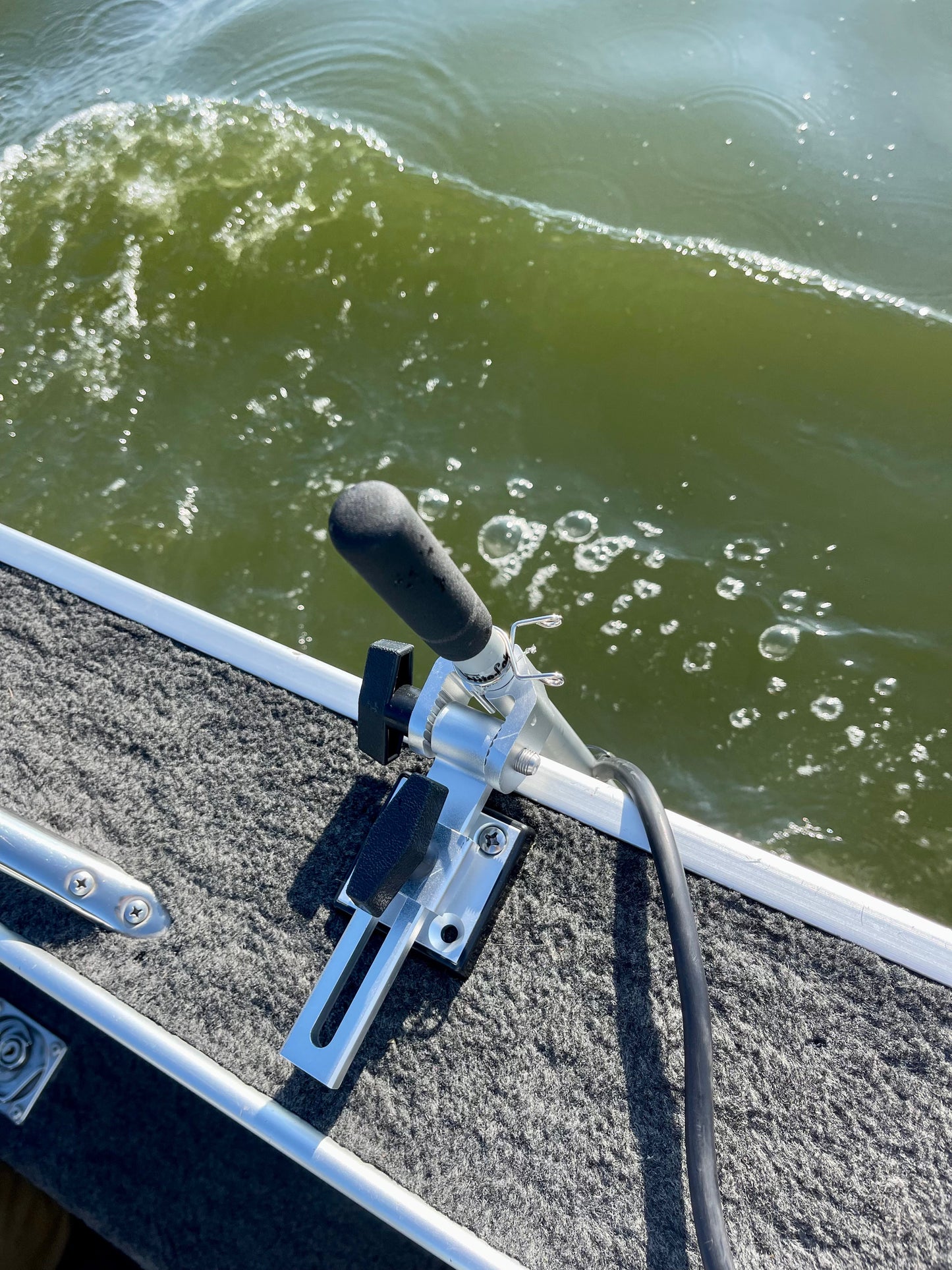 Transducer Pole w/ Gunnel Clamp