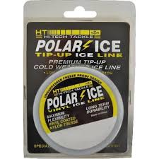 HT POLAR ICE VINYL COATED TIP UP LINE 25LB 25 YDS