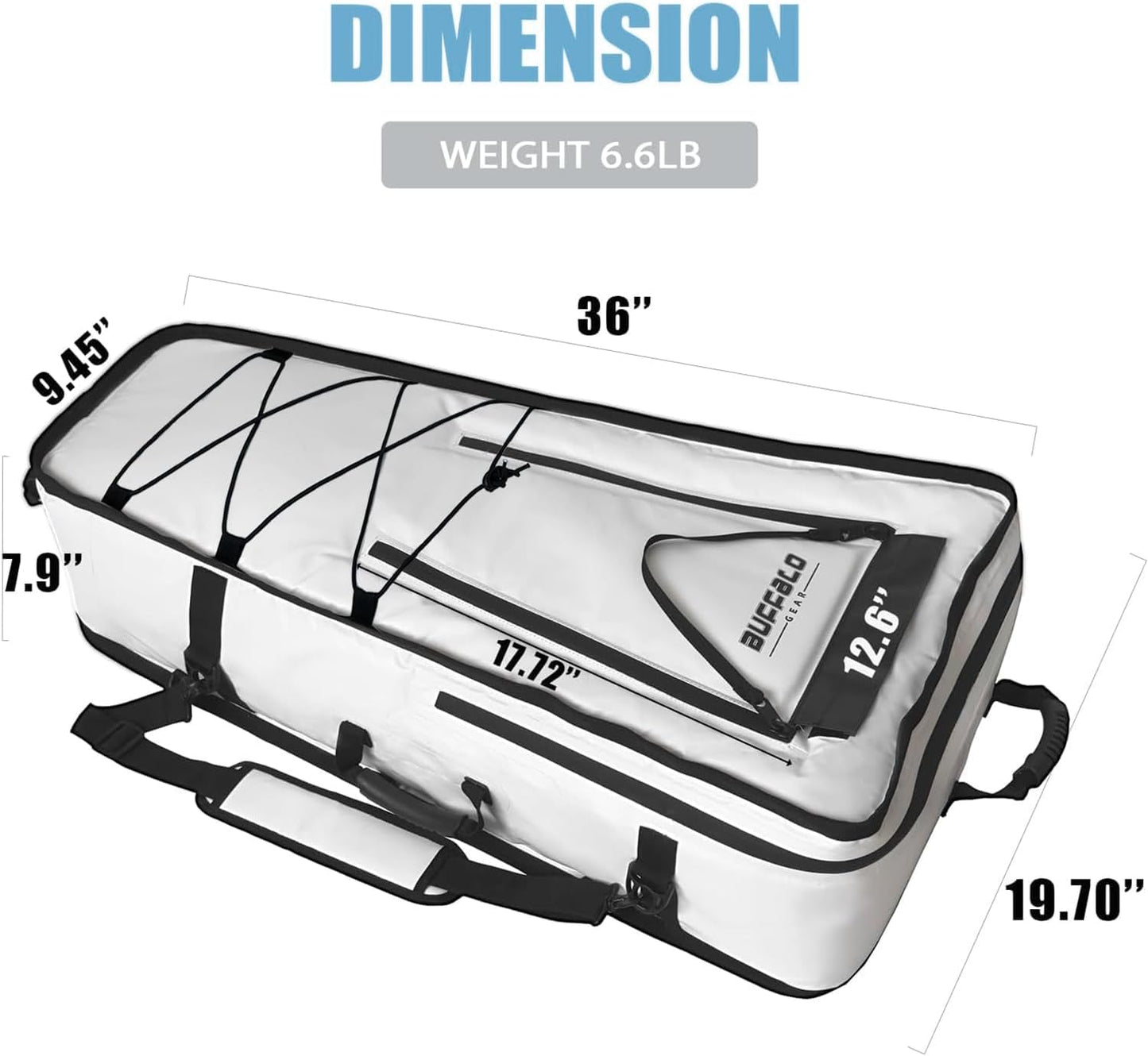 36'' Kayak Fish Cooler Bag With Shoulder Strap