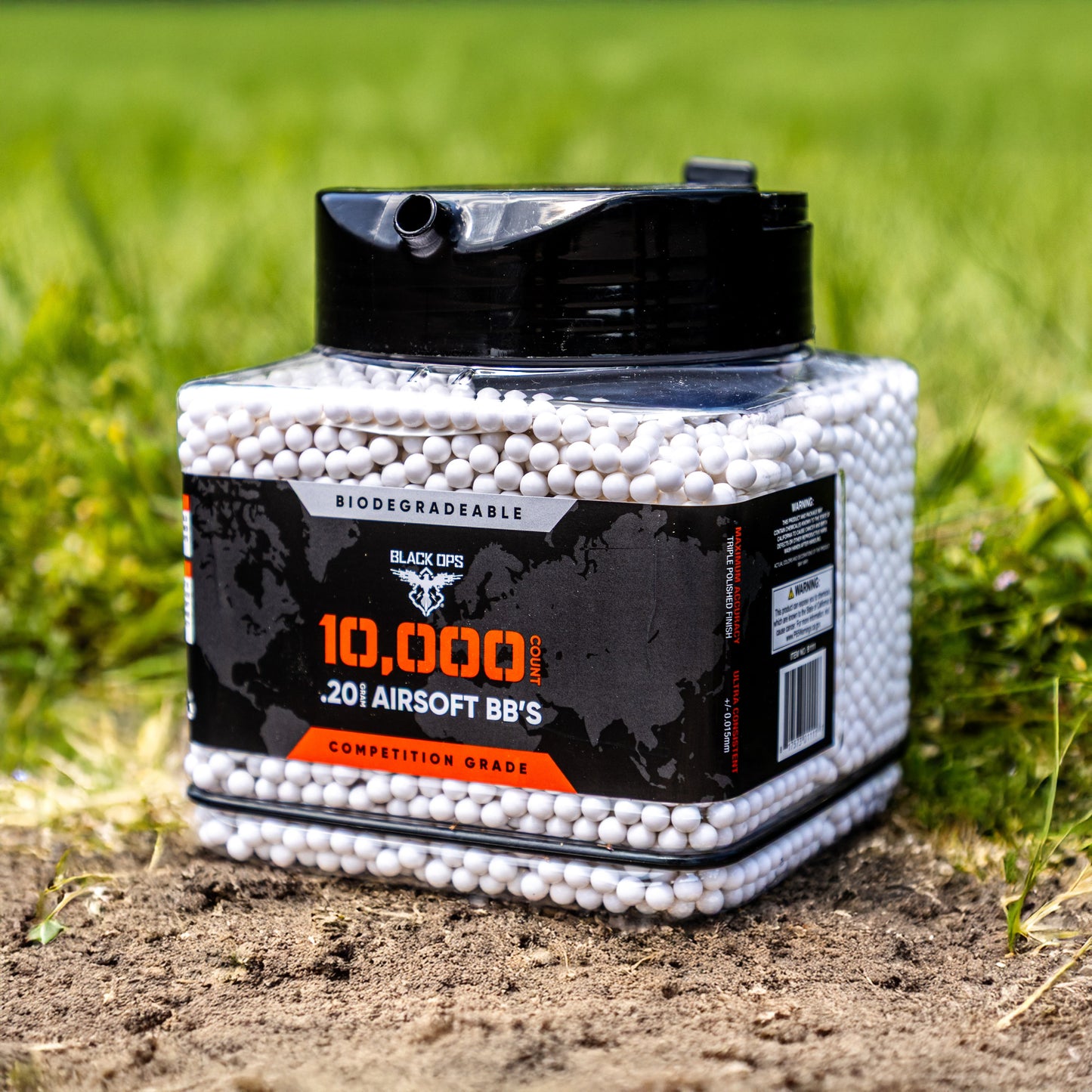 Biodegradable Airsoft 6mm/.20g BBs - 10,000 Count