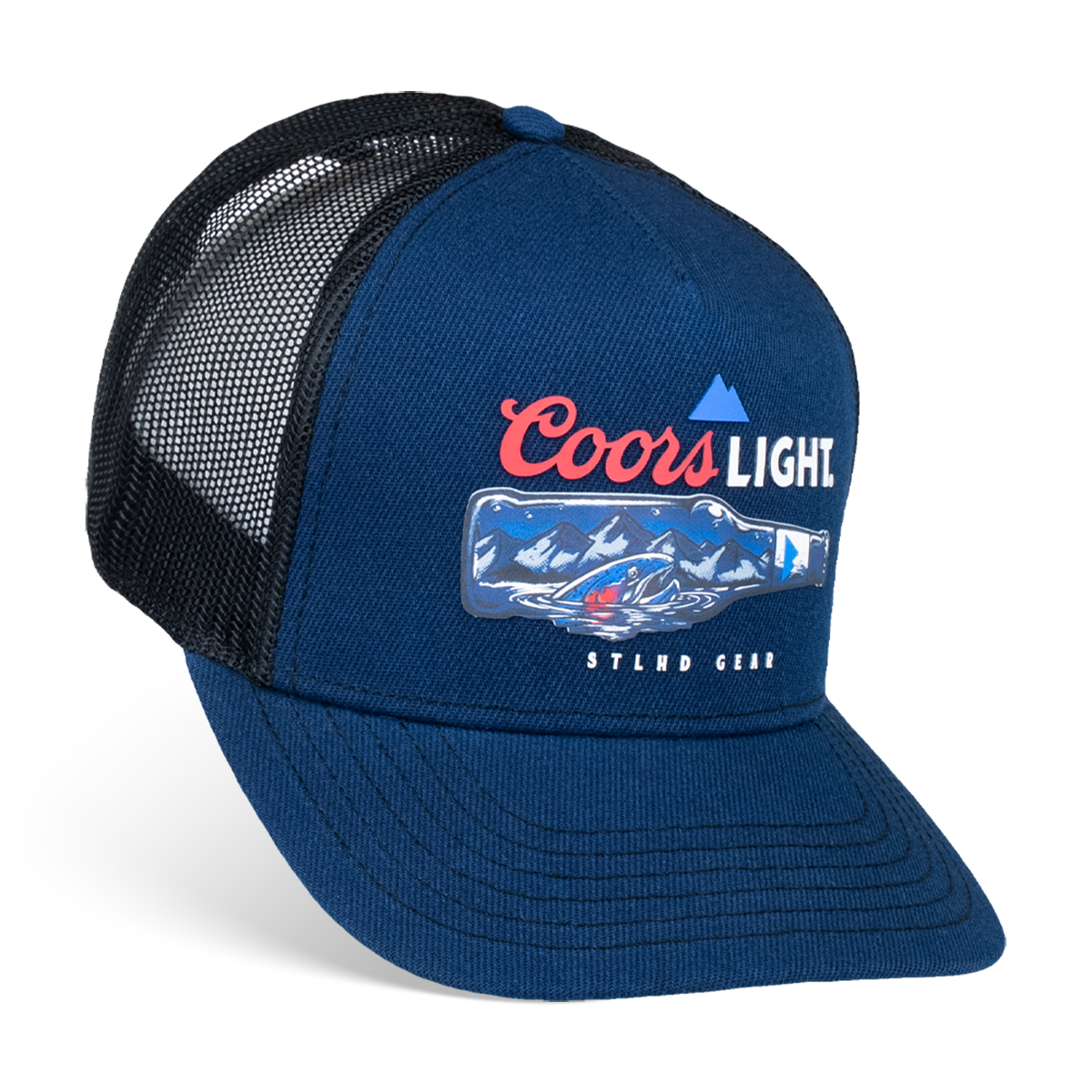 STLHD X Coors Light Bottlescape Trucker