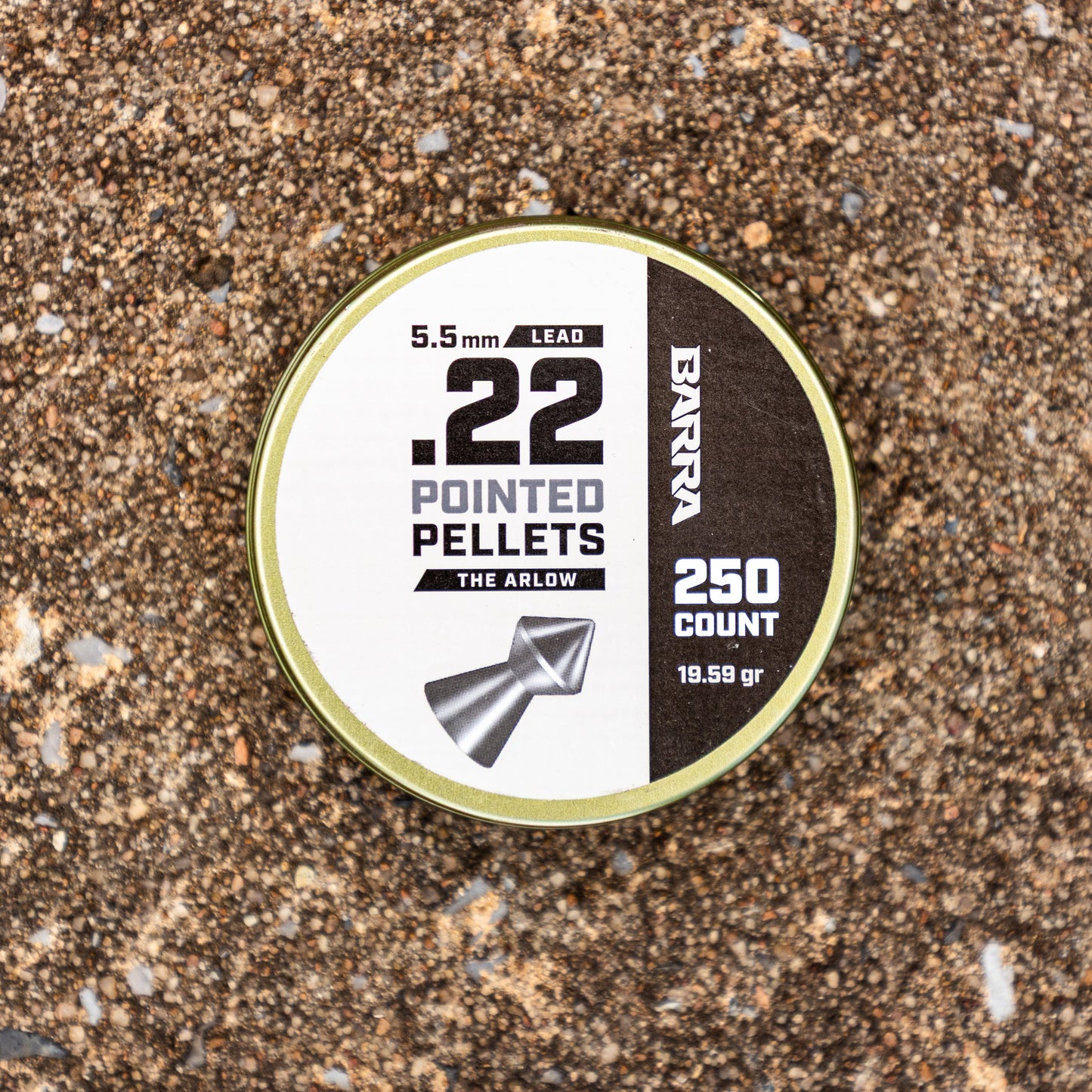 Arlow Pointed Tip .22 Caliber Pellets - 250 Count