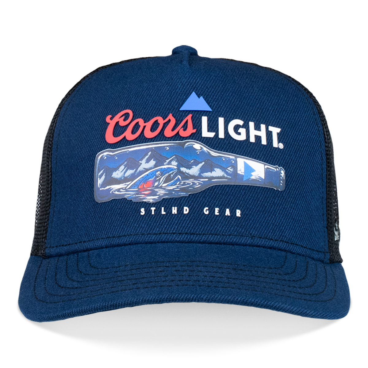 STLHD X Coors Light Bottlescape Trucker