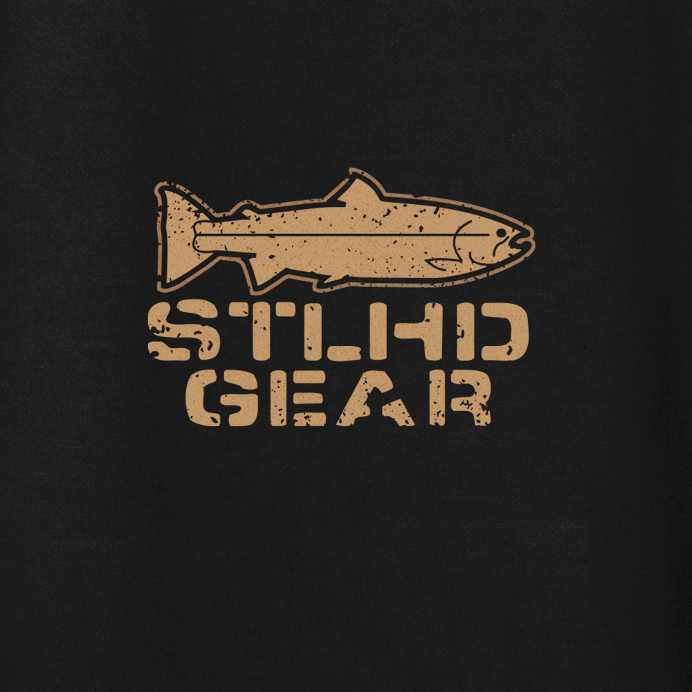 STLHD Men’s Work Hard Fish Hard Premium Hoodie