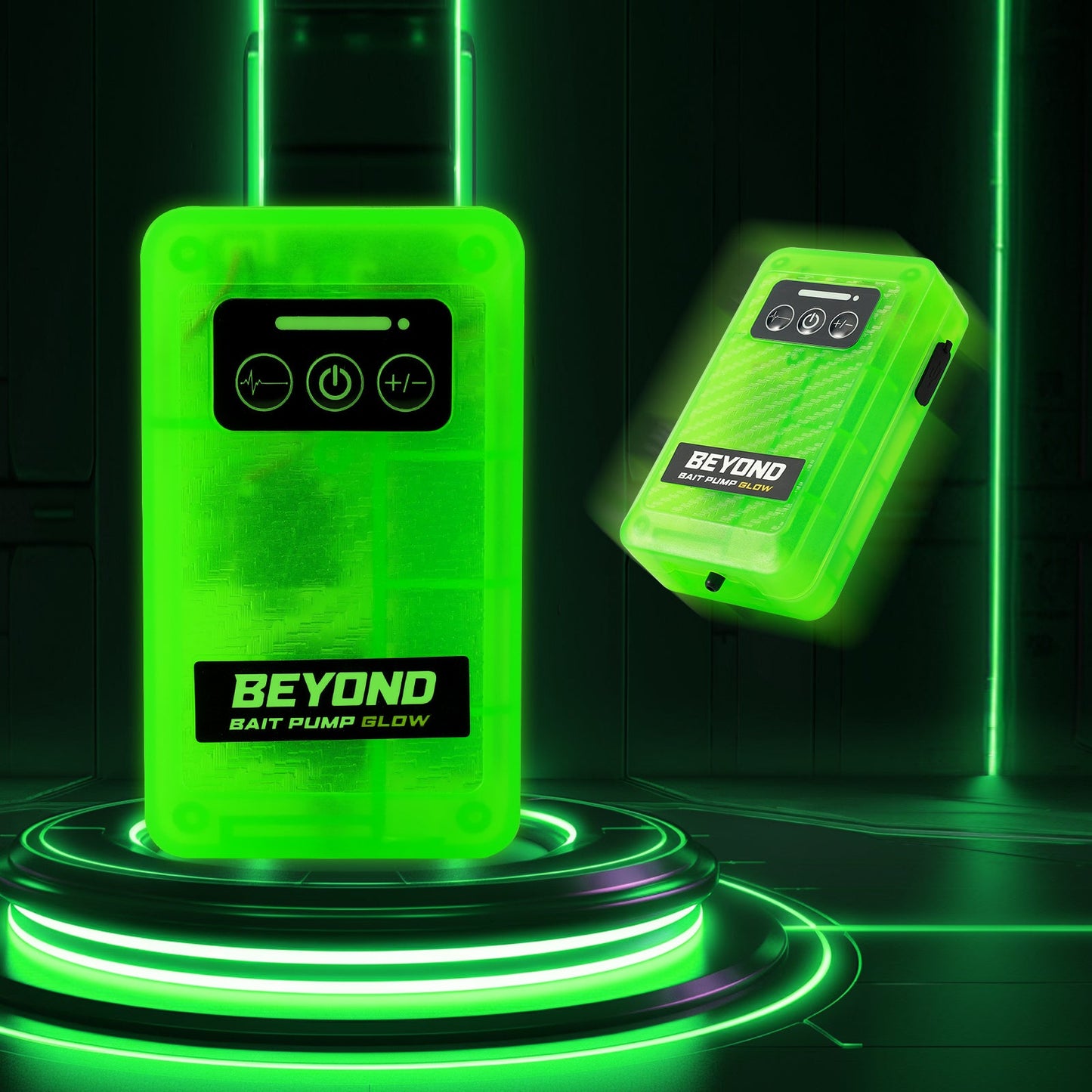 Beyond Bait Pump Rechargeable Aerator - Glow in The Dark Bubbler