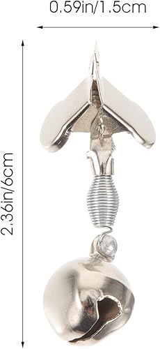CLIP ON SILVER BELLS