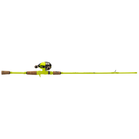 PROFISHIENCY FLASH FIBERGLASS SPINCAST COMBO