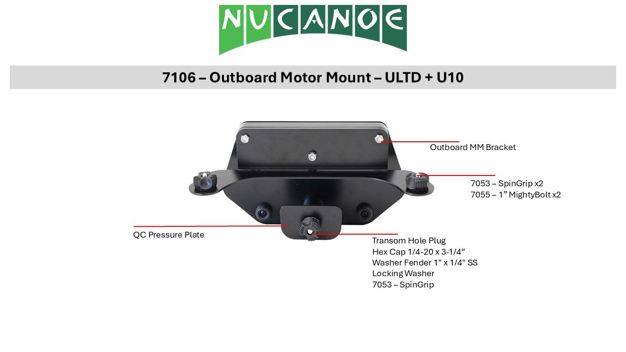#7106 - Outboard Motor Mount - U10 + ULTD