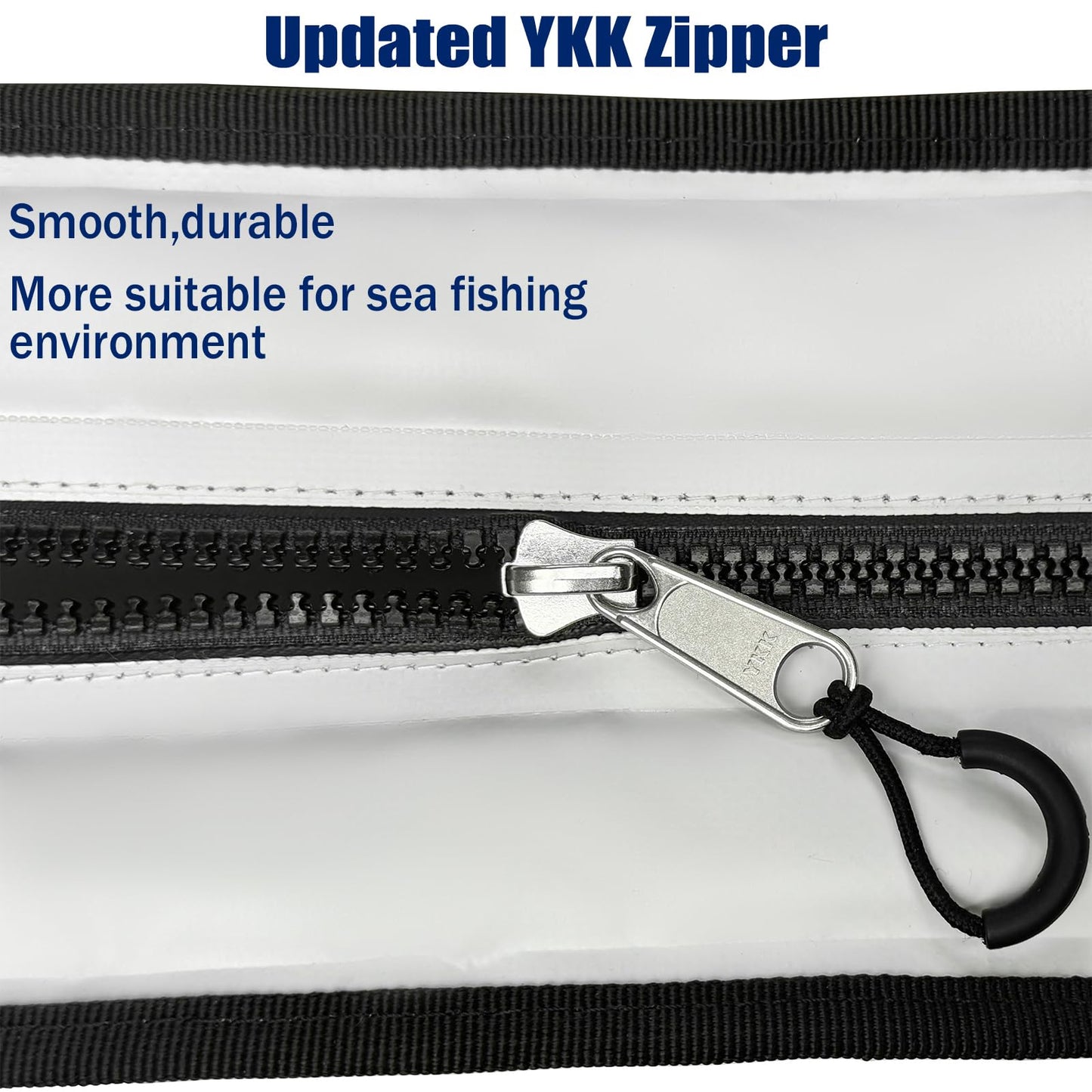 105QT Fish Cooler Bag with YKK Zipper, Flat Bottom