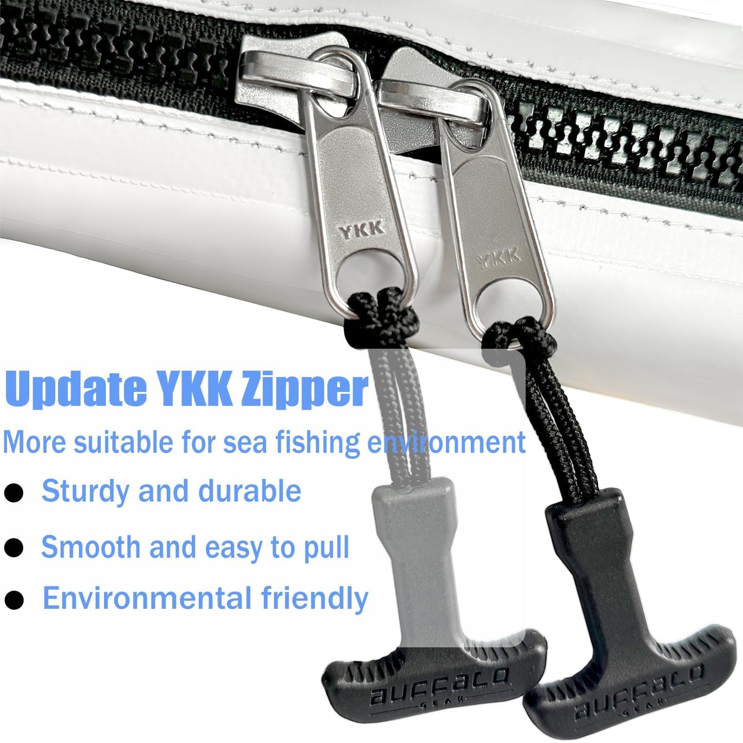 60x20'' Fish Cooler Bag With YKK Zipper, Flat Bottom