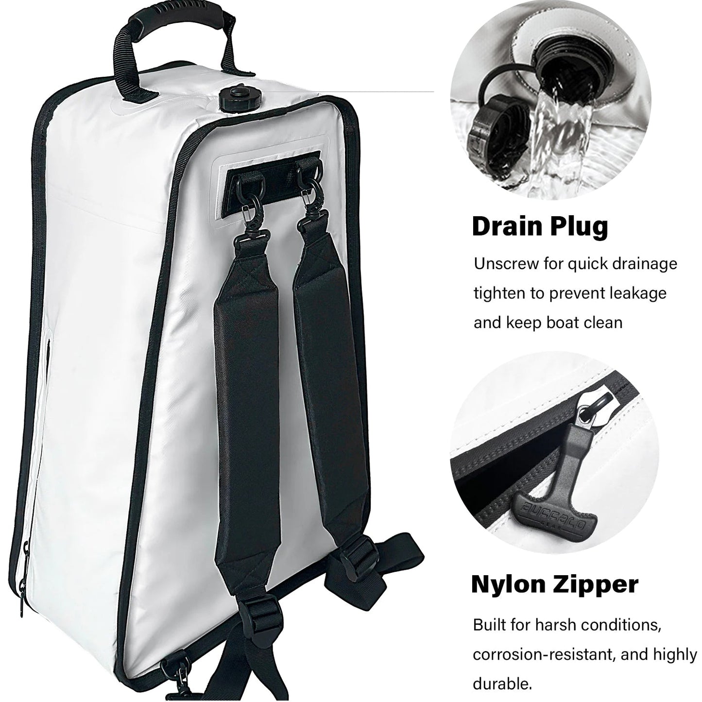 25'' Kayak Fish Cooler Bag with Shoulder Strap