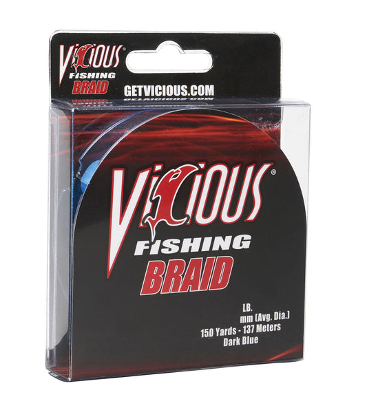 Vicious Standard Blue Braid - 100 Lb Test