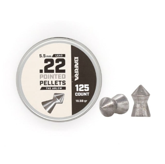 Arlow Pointed Tip .22 Caliber Pellets - 125 Count