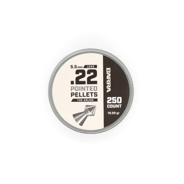 Arlow Pointed Tip .22 Caliber Pellets - 250 Count