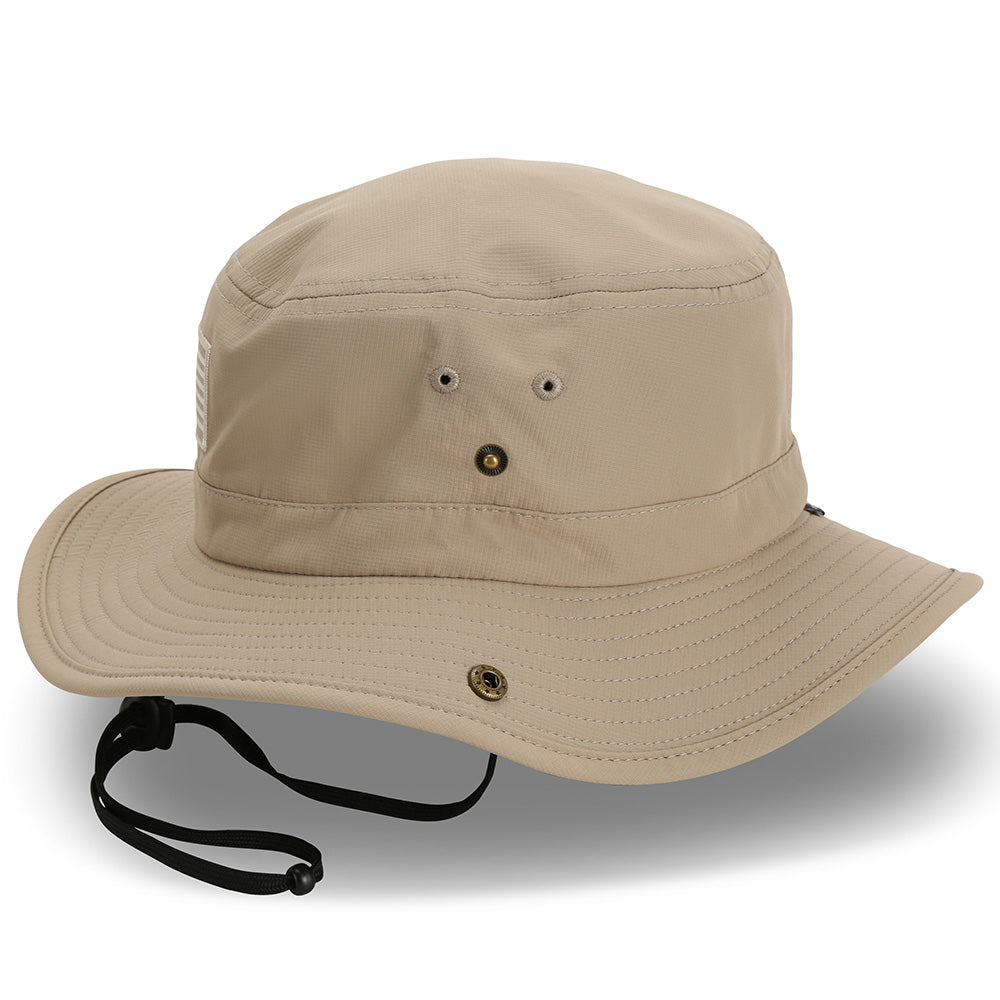 Bayou Full Brim American Flag Boonie Hat (Floats)