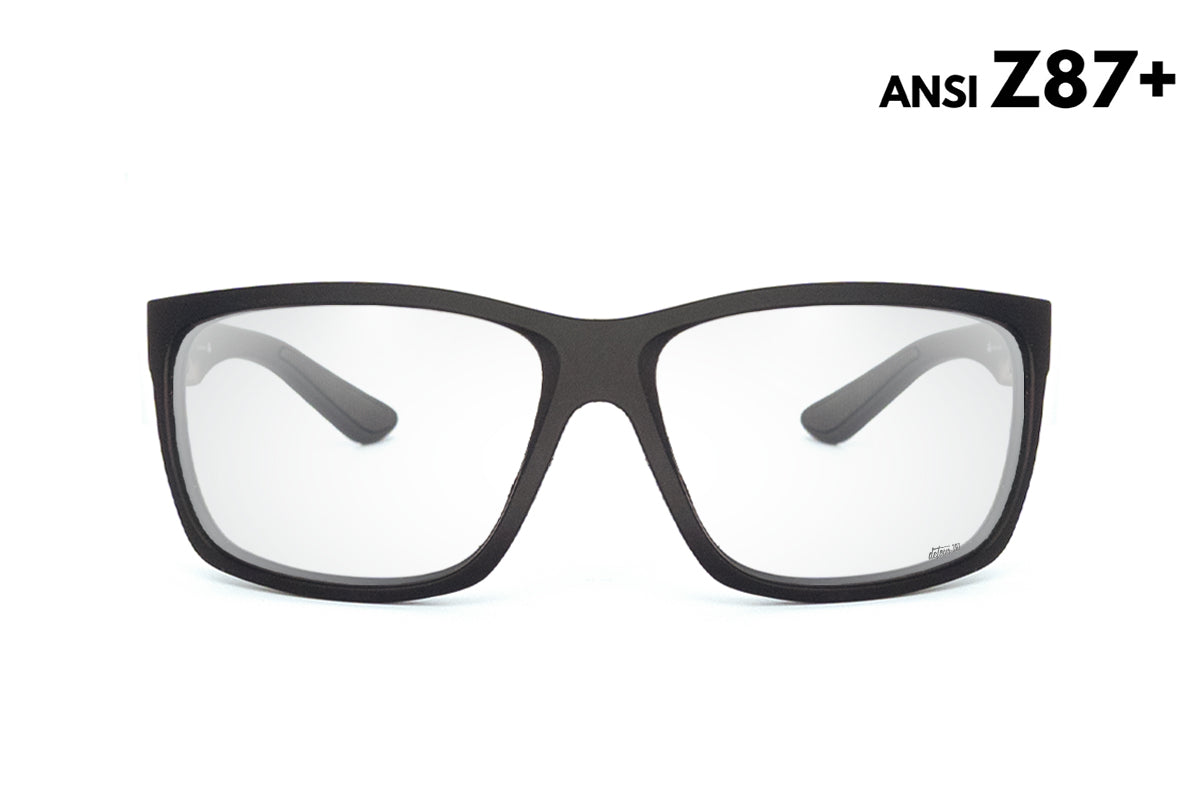 Breach - Matte Black - Clear ANSI Z87+