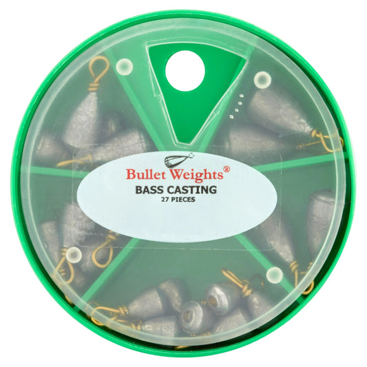 BULLET WEIGHTS BASS CASTING ASSORTED PACK