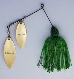 C.S.LURES SPINNERBAITS WITH EASY HUB SILICONE SKIRT