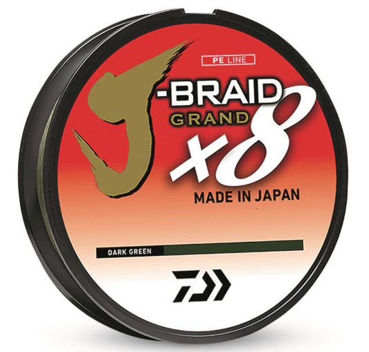 DAIWA J-BRAID GRAND 8X BRAIDED FISHING LINE