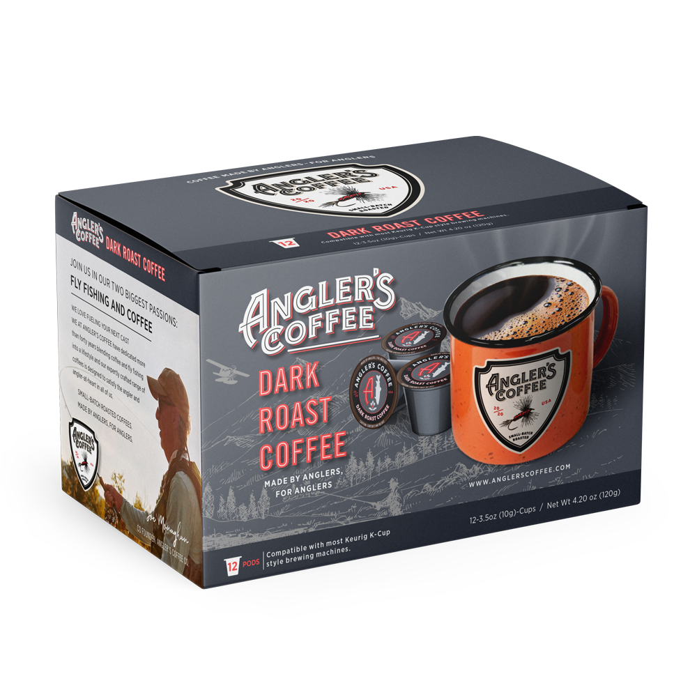 Angler's Coffee Single Serve Coffee Pods (Dark Roast)