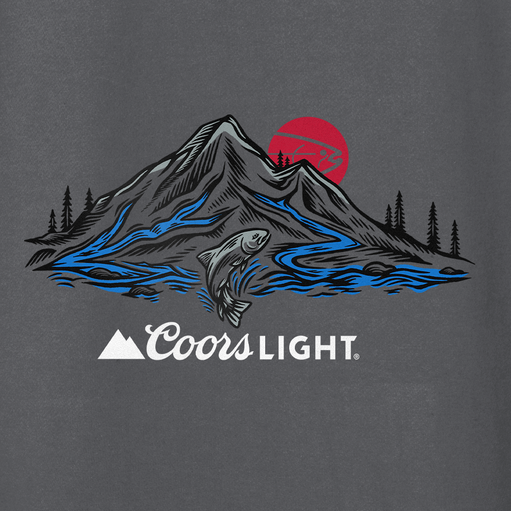 STLHD Men’s X Coors Light Rocky Mountain Cool Premium Hoodie