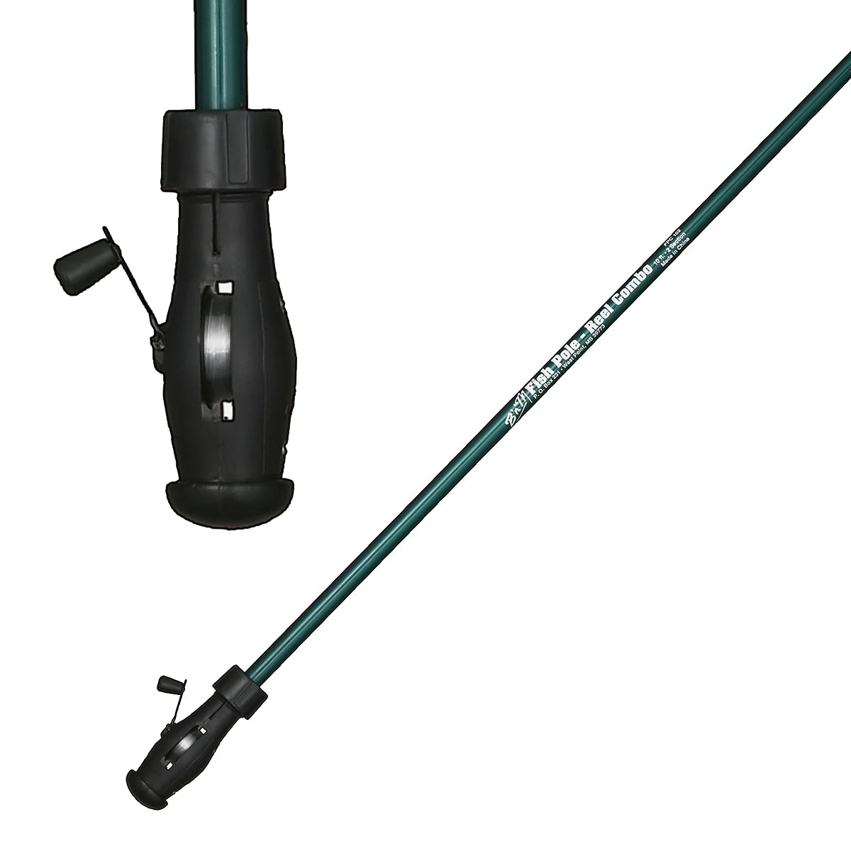 B'n'M FISH POLE-REEL COMBO CANE POLE