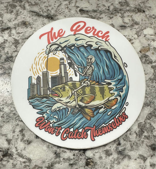 ANGLERS OUTLET PERCH STICKER