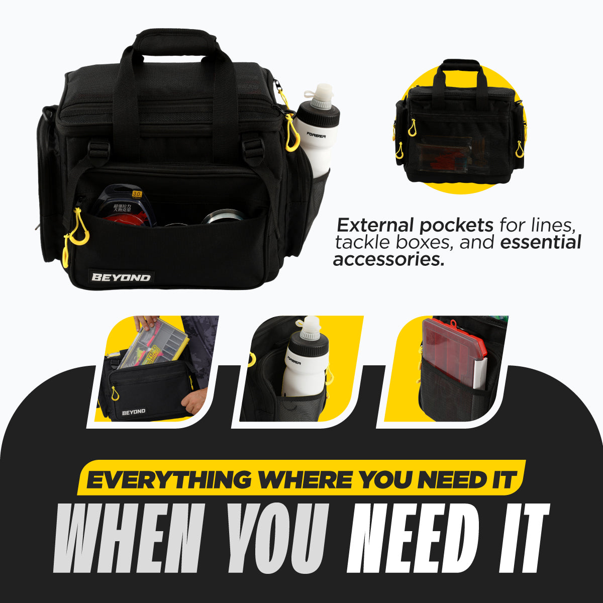 Beyond Fishing Hauler Tackle Bags -Available in Medium, Large, and Extra-Large