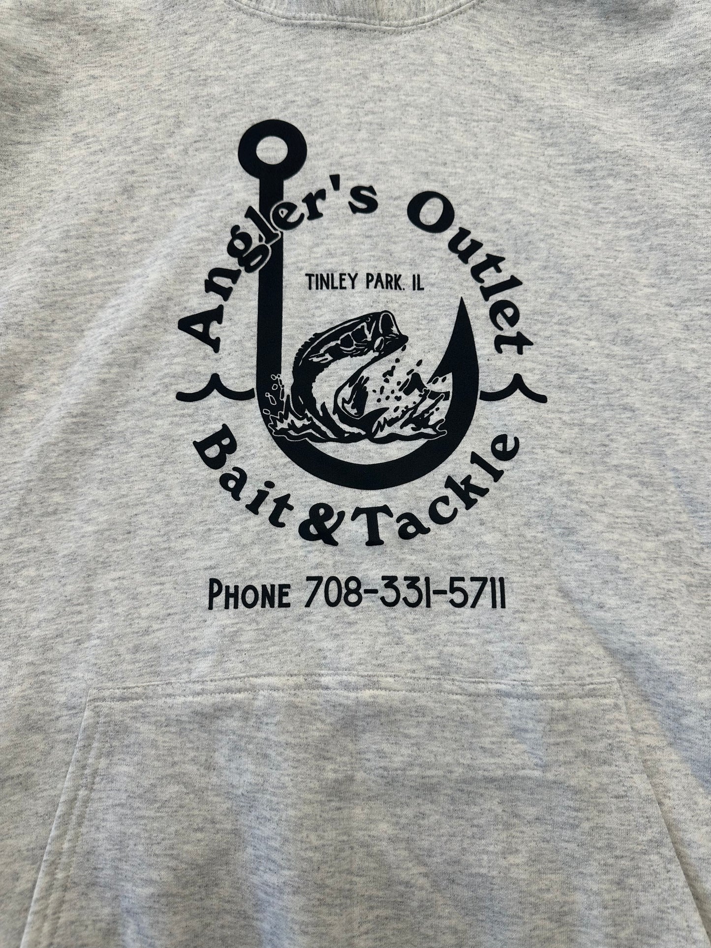 ANGLERS OUTLET FRONT LOGO HOODIE