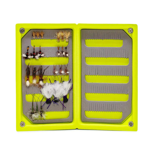 JHFLYCO Loaded Foam Fly Box - Standard Dry Fly Assortment