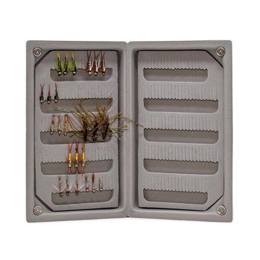 JHFLYCO Loaded Foam Fly Box – Standard Nymph Assortment