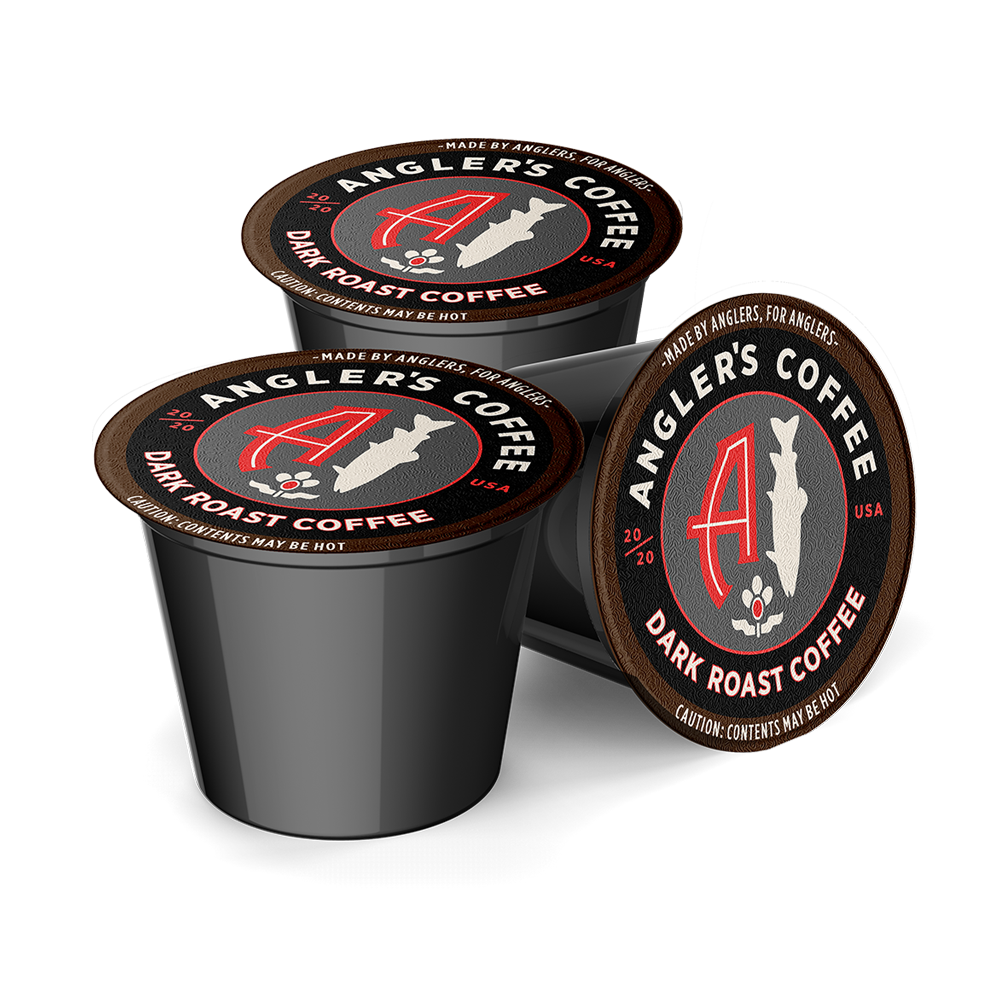 Angler's Coffee Single Serve Coffee Pods (Dark Roast)