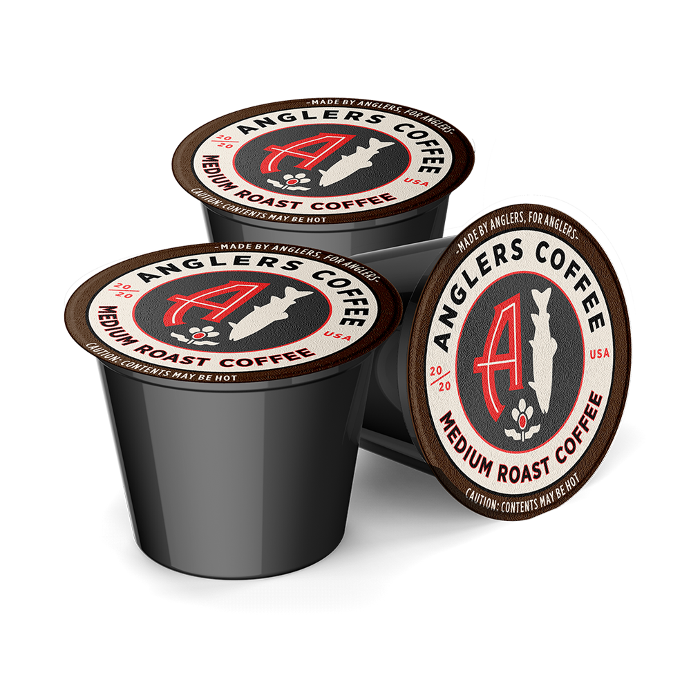 Anglers Coffee Single Serve Coffee Pods (Medium Roast)