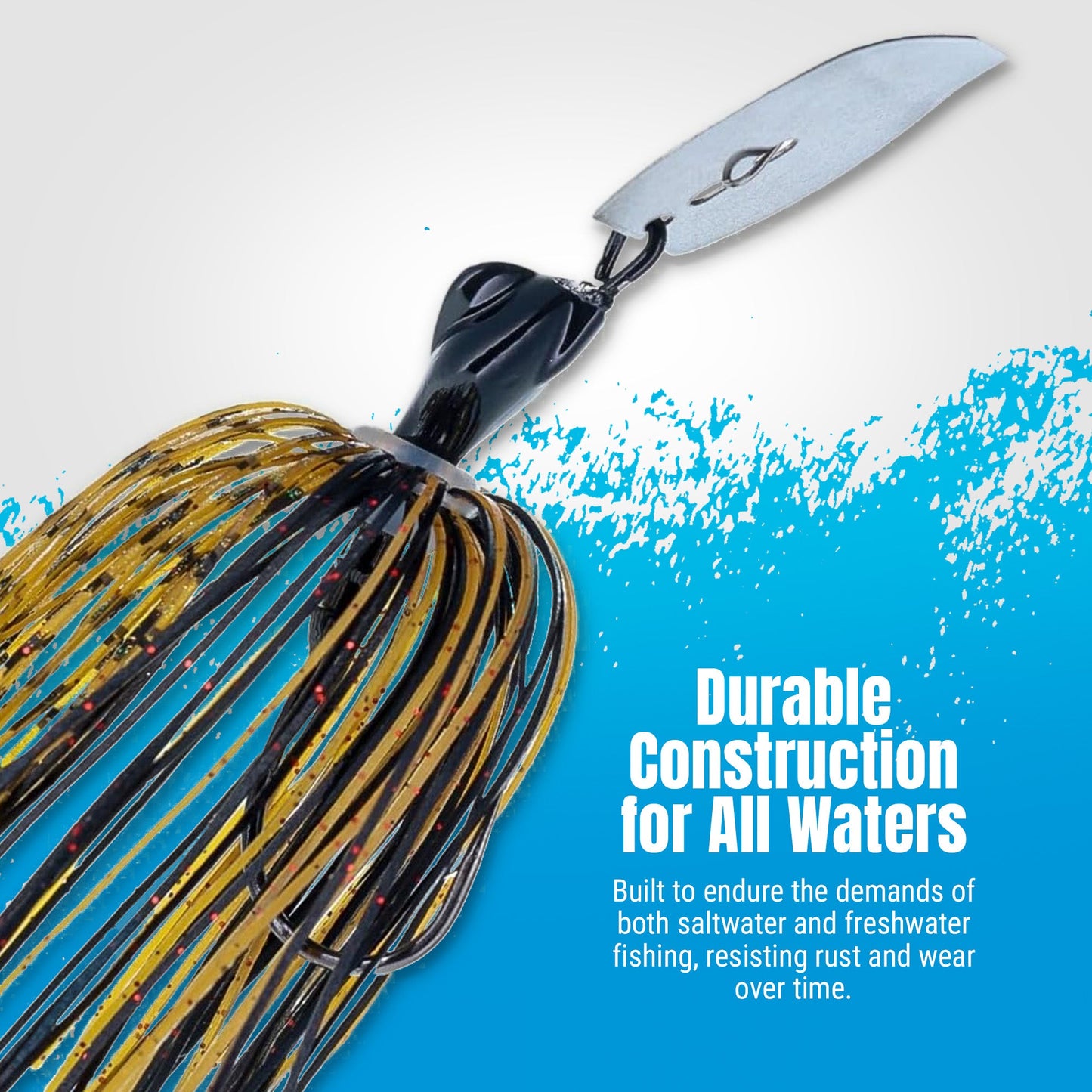 Reaction Tackle Lead Breaker Jigs- 3-Pack; Durable Fishing Jigs for Freshwater & Saltwater - New