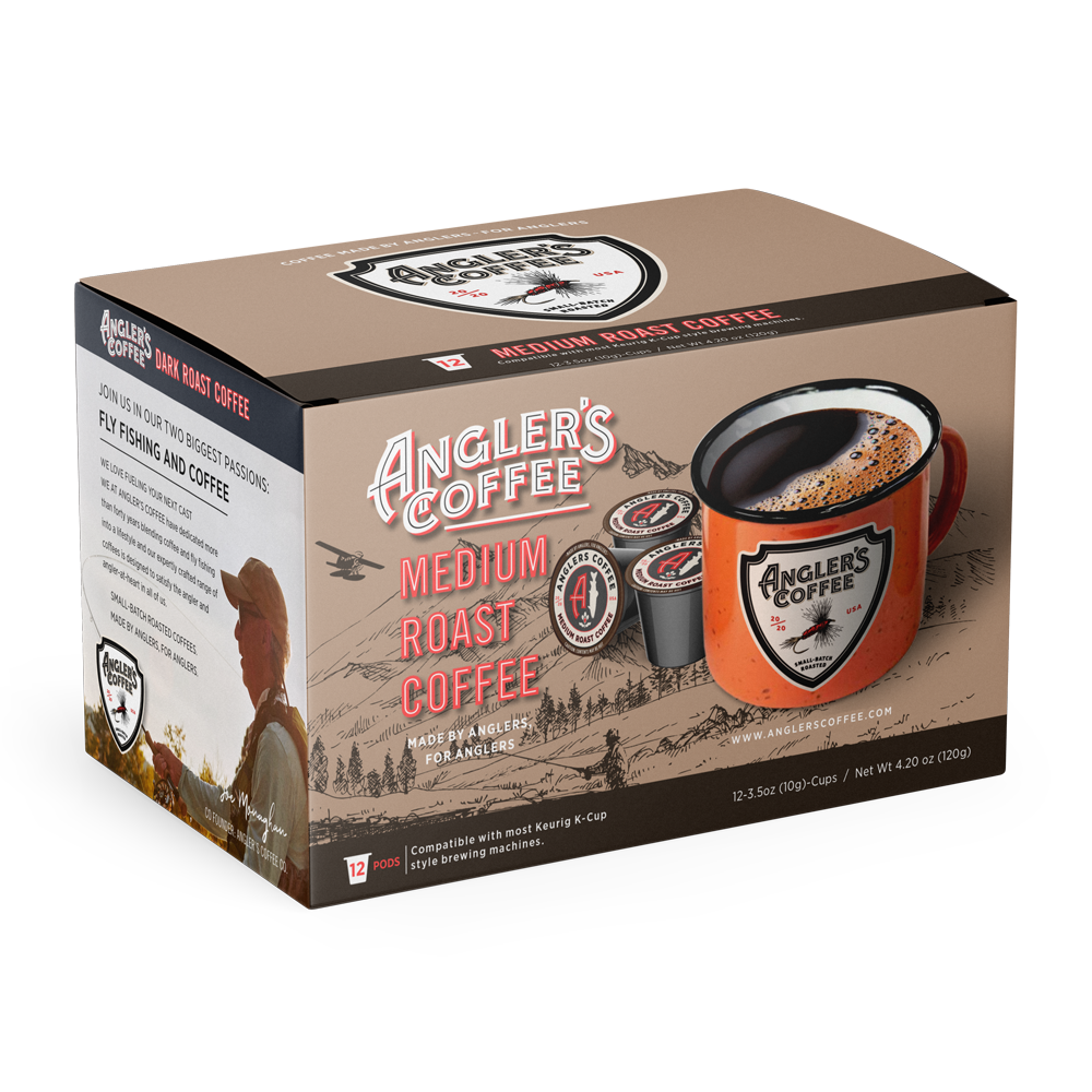 Anglers Coffee Single Serve Coffee Pods (Medium Roast)