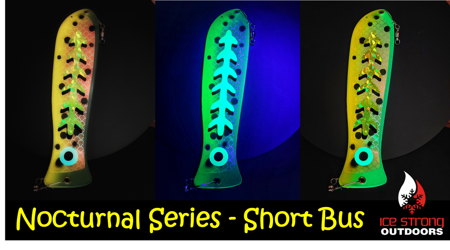 END OF SEASON SALE!    10" Glow Dual Fin Fishblade NOCTURNAL SERIES!