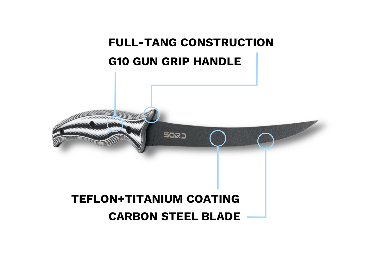 6" FILLET KNIFE - FLEXY