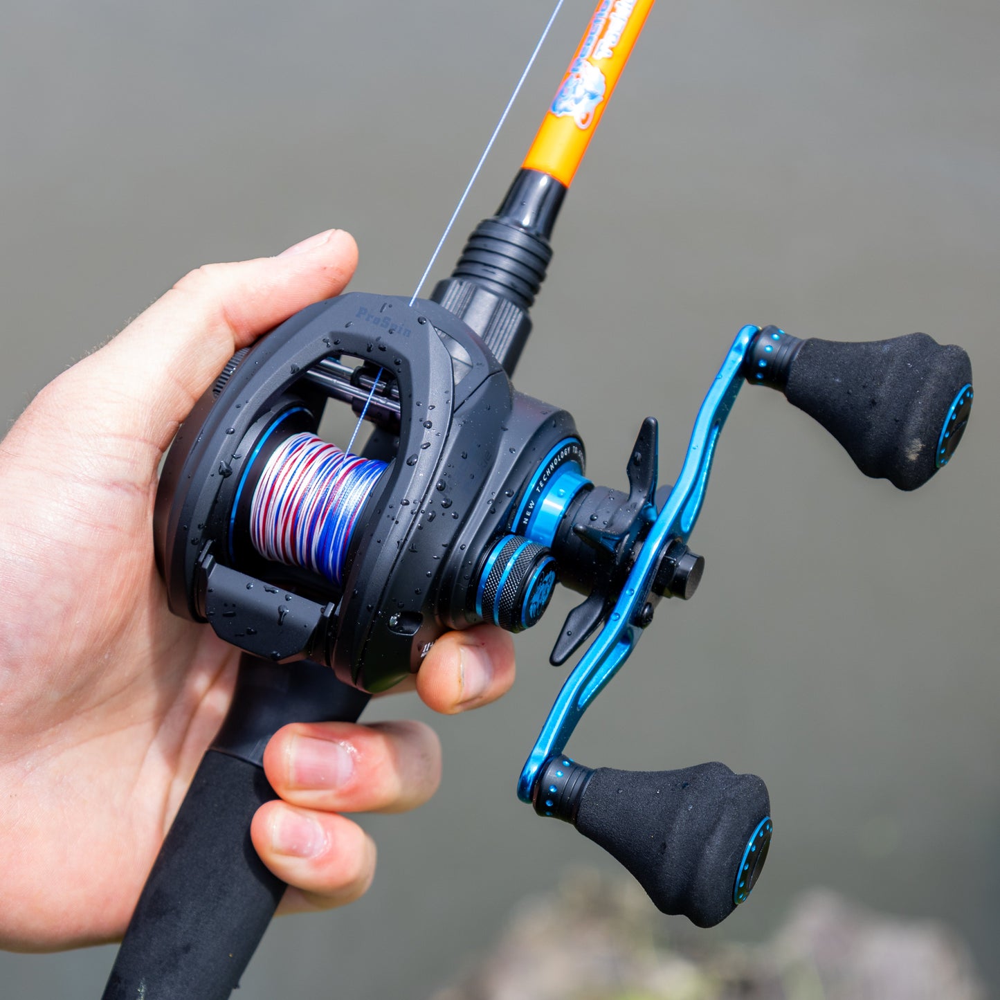Reaction Tackle Baitcasting Fishing Reel – ProSpin Edition - 6.8:1 Gear Ratio - NEW