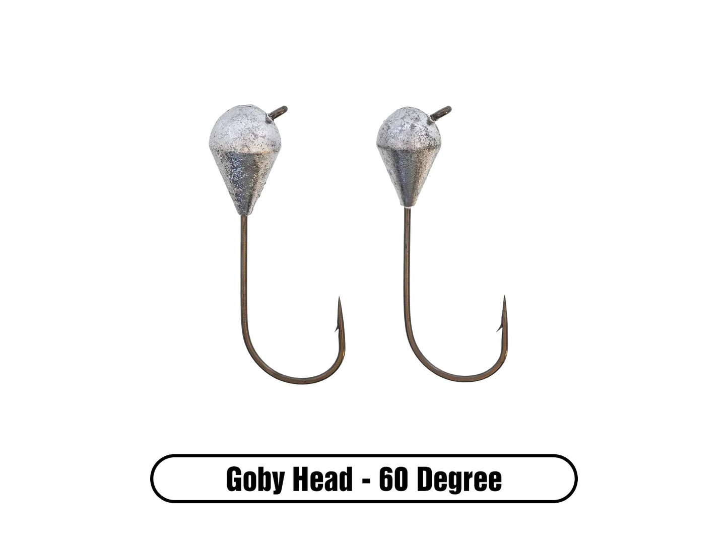 X-ZONE GOBY TUBE JIG HEAD 60 DEGREE