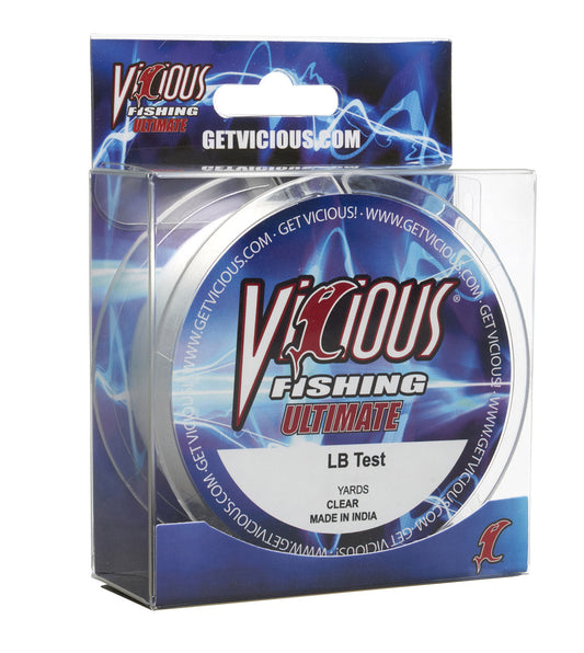 Vicious Ultimate Clear Mono - 6 Lb Test