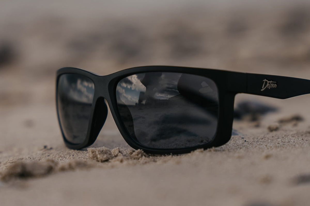 Breach XL - Matte Black - Jet Black Polarized ANSI Z87+