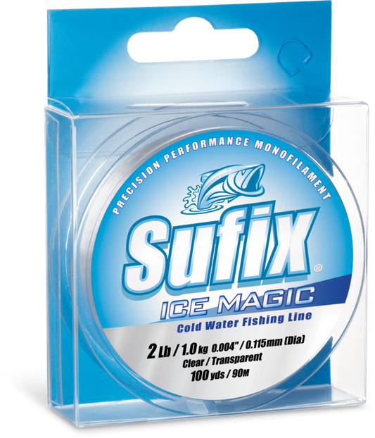 SUFIX ICE MAGIC MONOFILAMENT 100 YARD SPOOL