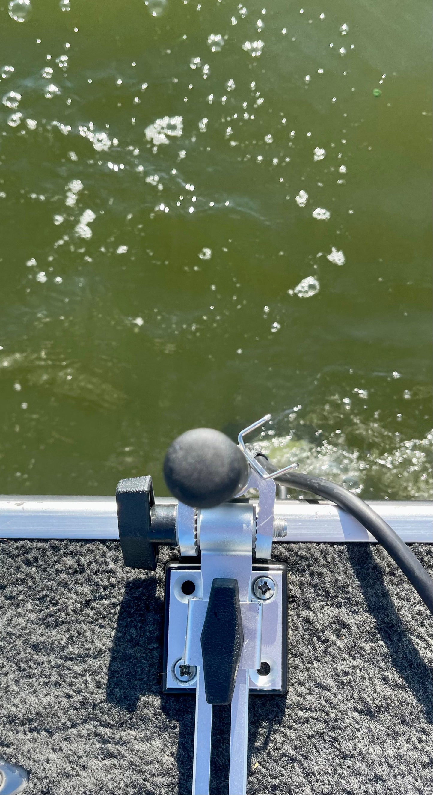 Transducer Pole w/ Gunnel Clamp