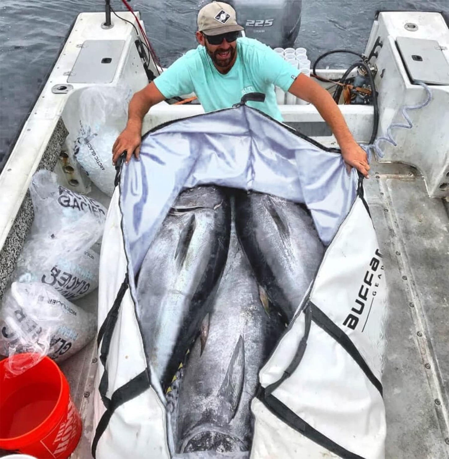 72x30'' Fish Cooler Bag With YKK Zipper, Flat Bottom